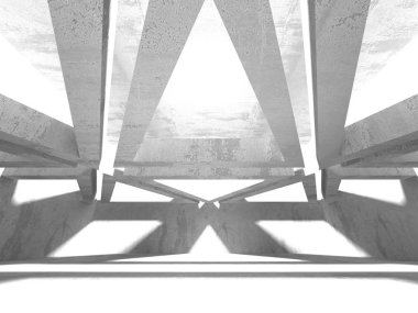 Soyut geometrik mimari arka plan beton doku ile