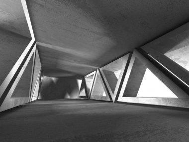 Soyut geometrik mimari arka plan beton doku ile