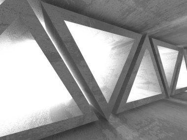 Soyut geometrik mimari arka plan beton doku ile