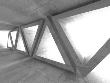 Soyut geometrik mimari arka plan beton doku ile