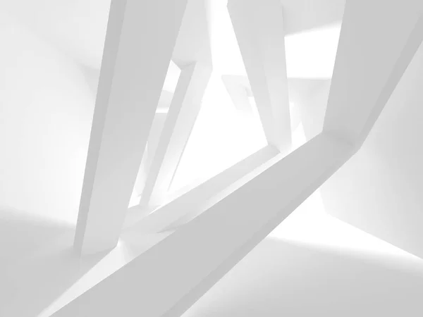 Geometryczne Architektonicznych Tło Kolorze Białym Cieni — Zdjęcie stockowe