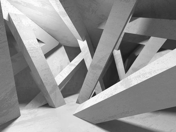 Fond Architectural Géométrique Abstrait Avec Texture Béton — Photo
