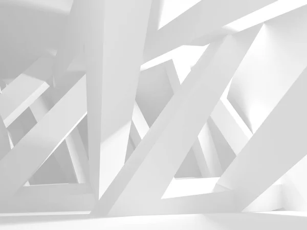 Abstract Geometric Architectural Background White Shadows — Stock Photo, Image