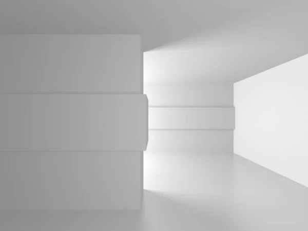 Fondo Futurista de Diseño de Arquitectura Blanca — Foto de Stock