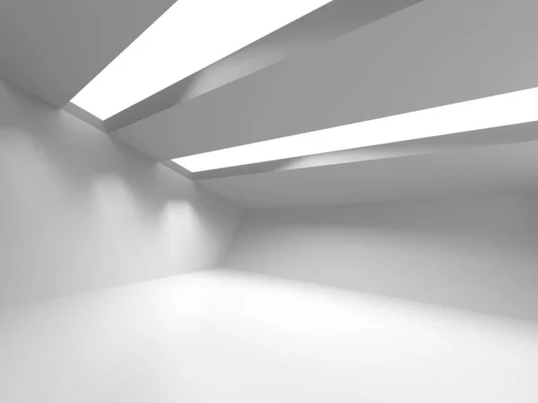 Futuristic White Architecture Design Background — Stock Photo, Image