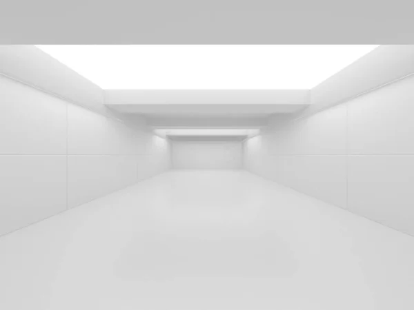 Futuristic White Architecture Design Background — Stock Photo, Image