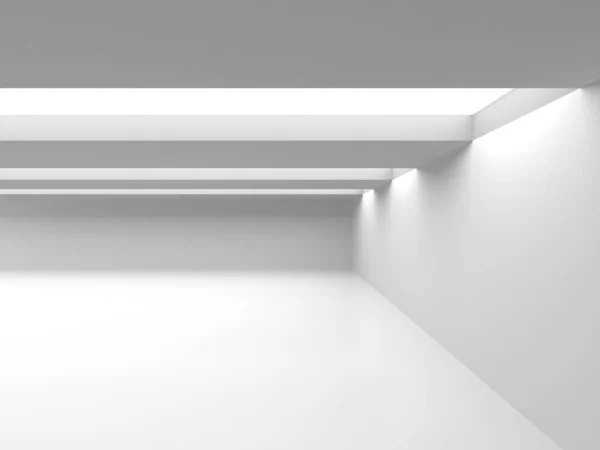 Futuristic White Architecture Design Background — Stock Photo, Image