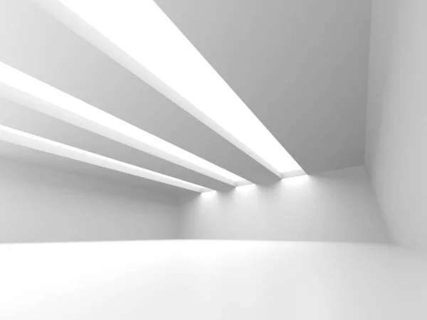 Futuristic White Architecture Design Background — Stock Photo, Image