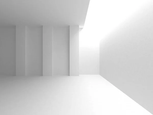 未来の白い建築設計の背景 — ストック写真