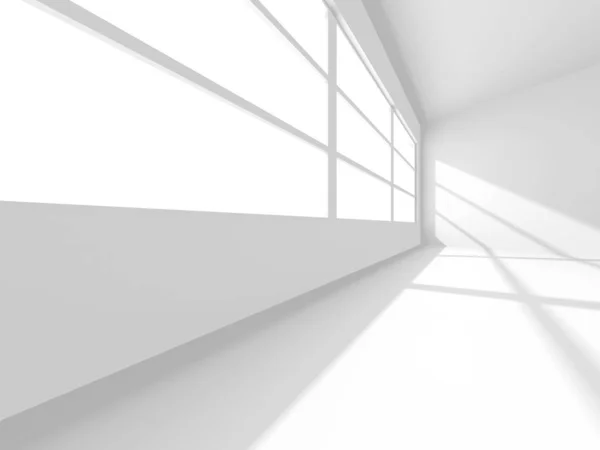 未来派的白色建筑设计背景 — 图库照片