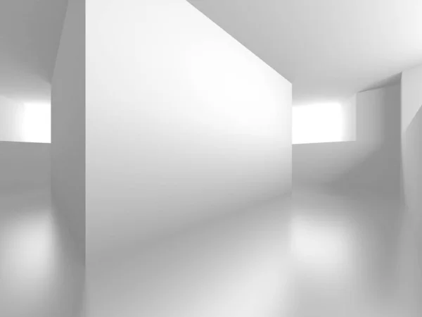 Futuristinen valkoinen arkkitehtuuri suunnittelu tausta — kuvapankkivalokuva
