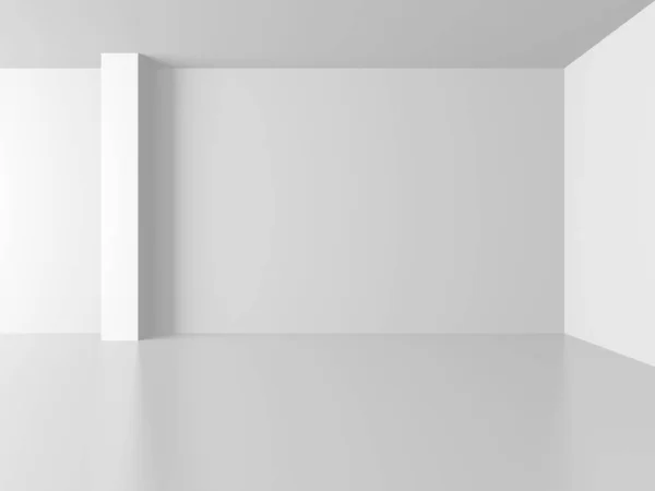 Futuristic White Architecture Design Background — Stock Photo, Image