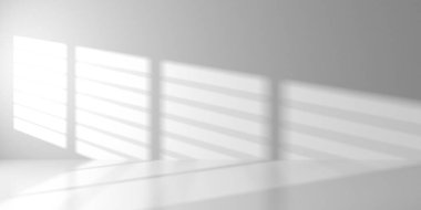 Fütüristik beyaz mimari tasarım arka plan