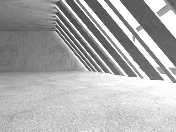 Cuarto vacío de hormigón oscuro. Diseño de arquitectura moderna — Foto de Stock