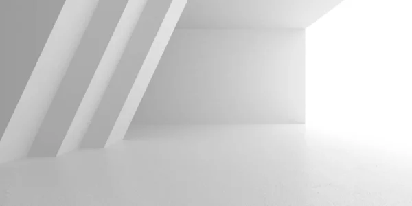 Futuristic White Architecture Design Background — Stock Photo, Image