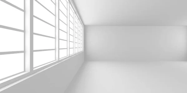 Futuristic White Architecture Design Background — Stock Photo, Image