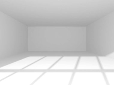 Fütüristik beyaz mimari tasarım arka plan