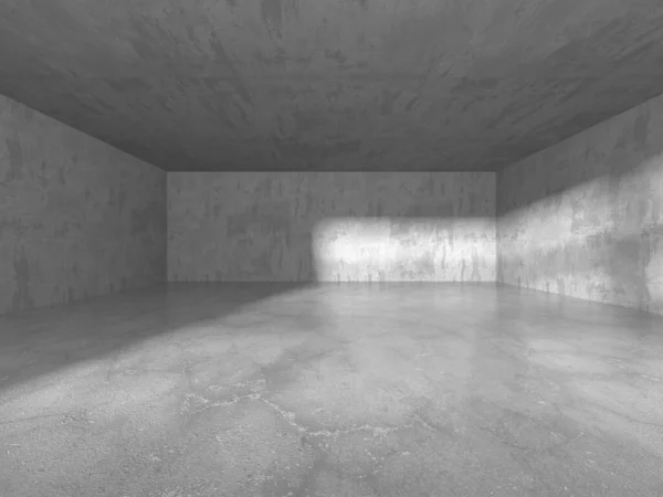 Camera goală din beton închis. Design arhitectural modern — Fotografie, imagine de stoc