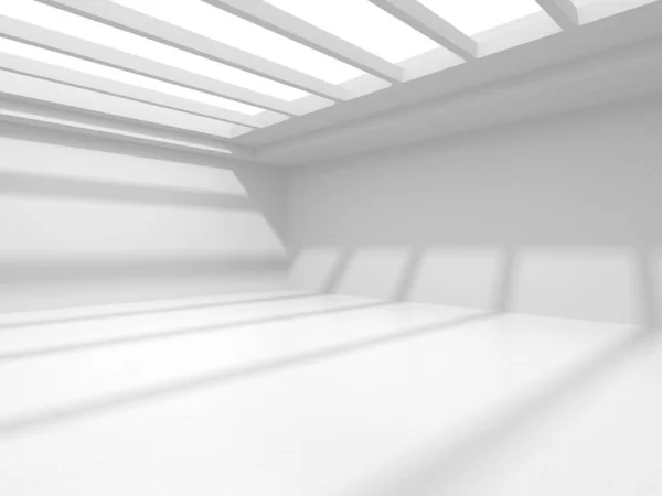 Futuristic White Architecture Design Background — Stock Photo, Image