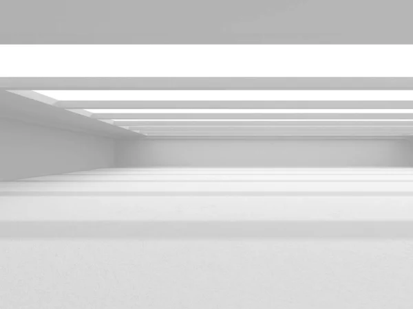 Futuristická architektura bílé provedení pozadí — Stock fotografie