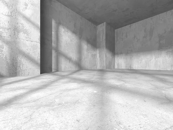 Stanza vuota di cemento scuro. Progettazione di architettura moderna — Foto Stock
