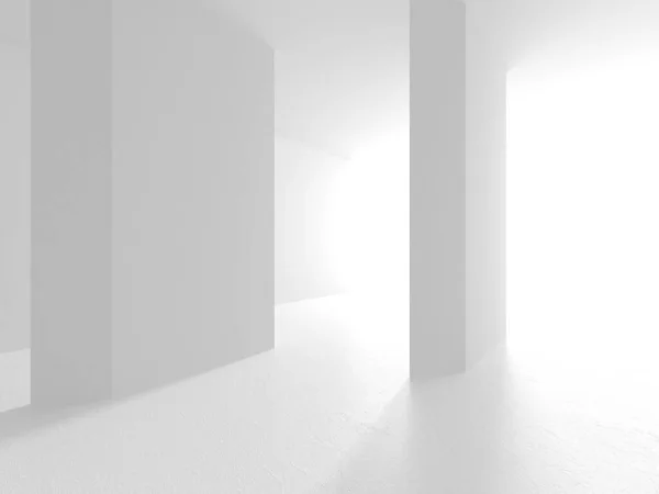 Futuristic White Architecture Design Background — Stock Photo, Image