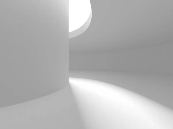 Abstract White Architecture Design Concept Inglês Ilustração Renderização — Fotografia de Stock