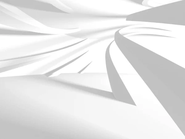 Abstract White Architecture Design Concept Inglês Ilustração Renderização — Fotografia de Stock