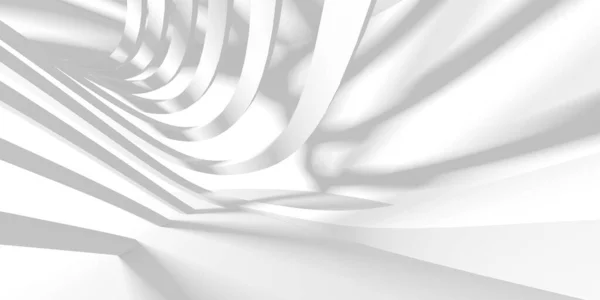 Абстрактная Концепция Дизайна Белой Архитектуры Рендер — стоковое фото