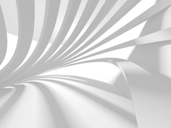 Abstract White Architecture Design Concept Inglês Ilustração Renderização — Fotografia de Stock