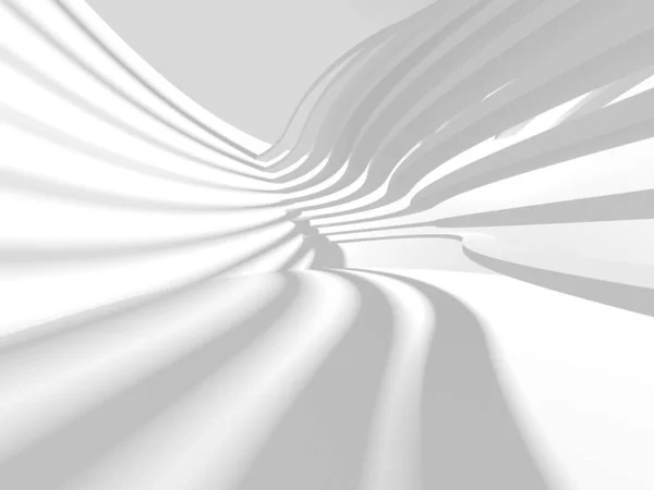 Abstract White Architecture Design Concept Inglês Ilustração Renderização — Fotografia de Stock