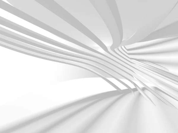 Abstract White Architecture Design Concept Inglês Ilustração Renderização — Fotografia de Stock