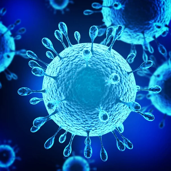 Virus Bakterier Celler Mikrob Bakgrund Begreppet Mikrobiologi Inom Hälso Och — Stockfoto