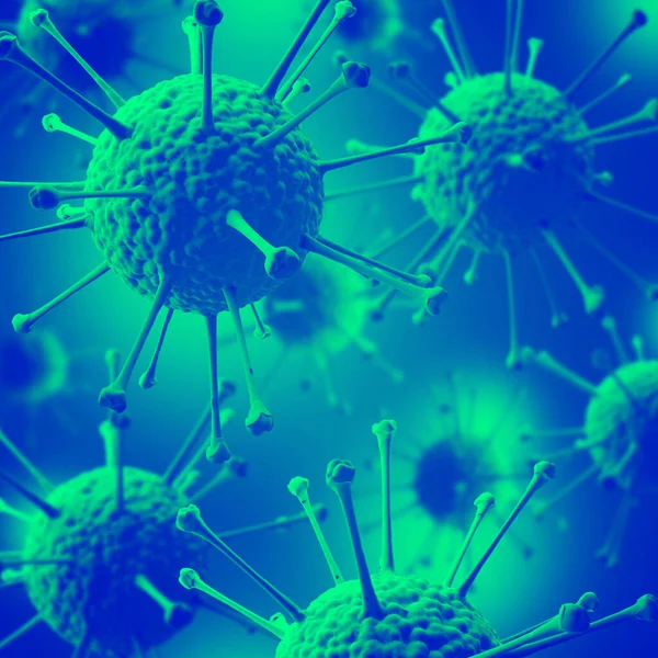 Virüs Bakteri Hücreleri Mikrop Arka Planı Sağlık Hizmetleri Mikrobiyolojisi Kavramı — Stok fotoğraf