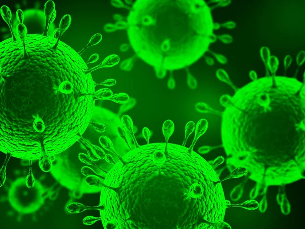 Virus Bakterier Celler Mikrob Bakgrund Begreppet Mikrobiologi Inom Hälso Och — Stockfoto