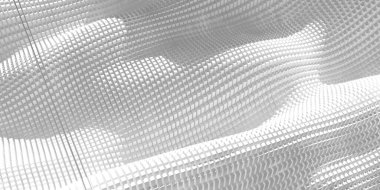 Beyaz küp yapısı. Soyut fütüristik geçmiş. 3d hazırlayıcı