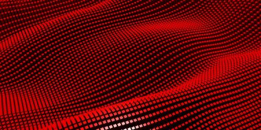 Kırmızı yumuşak dalgalar. Lüks, soyut bir arka plan. 3d hazırlayıcı