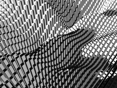 Koyu gümüş küpler. Soyut metalik arka plan. Modern tasarım. 3d hazırlayıcı