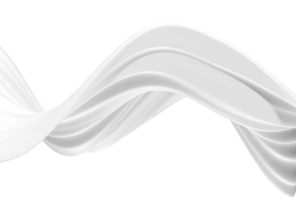 Λευκό Αφηρημένο Υγρό Κυματιστό Φόντο Καθιστούν Απεικόνιση — Φωτογραφία Αρχείου