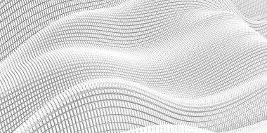 Beyaz soyut sıvı dalgalı arka plan. 3d resimleme