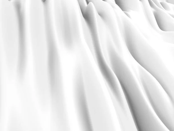 Beyaz Soyut Sıvı Dalgalı Arka Plan Resimleme — Stok fotoğraf
