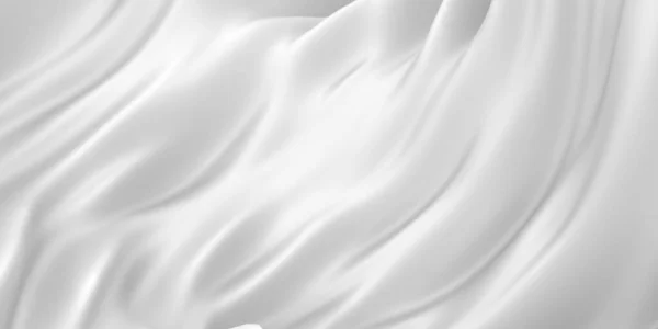 Fehér Elvont Folyékony Hullámos Háttér Rendezés Illusztráció — Stock Fotó