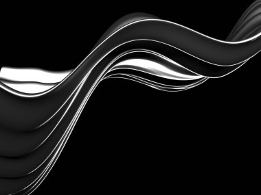 Soyut Karanlık Küpler Fütürist Tasarım Arkaplanı. 3d Görüntüleme