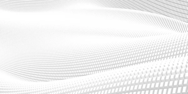 White abstract liquid wavy background. 3d render illustration