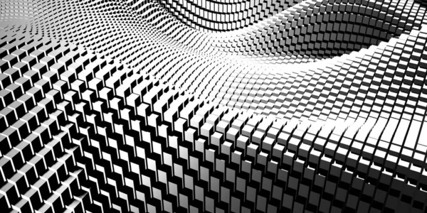 Кубы Темного Серебра Абстрактный Металлический Фон Современный Дизайн Рендеринг — стоковое фото
