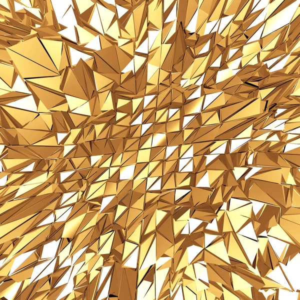 Luksusowe Złote Błyszczące Abstrakcyjne Tło Renderowanie — Zdjęcie stockowe