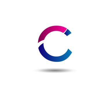 C harfi logo tasarımı 