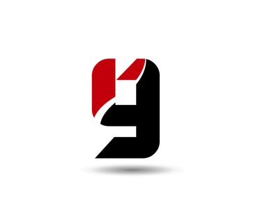 Vektör işareti küresel sayı 9