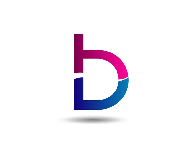 Abstracte letter B logo pictogram ontwerp — Stockvector