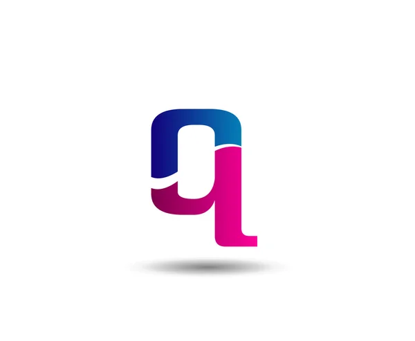 텍스트 Q 로고 아이콘 디자인 템플릿 요소 — 스톡 벡터
